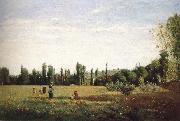 Camille Pissarro Outlook fields Sweden oil painting artist